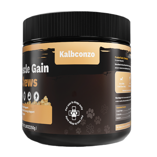 Muscle Gain Chews For Dogs High Protein Dog Food Health Supplement