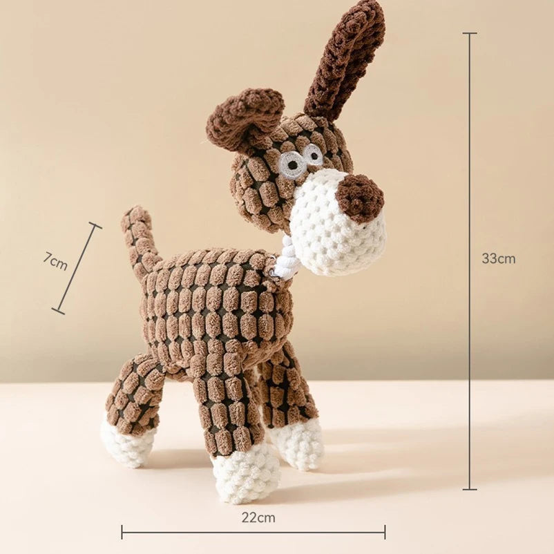 The Donkey Buddy — Squeaky Plush Rope Toy