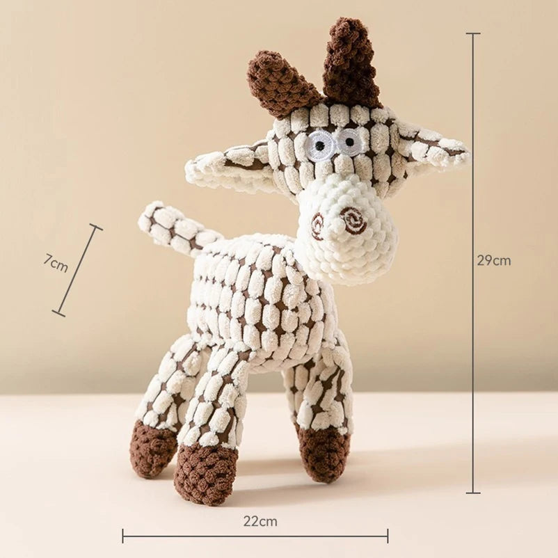 The Donkey Buddy — Squeaky Plush Rope Toy