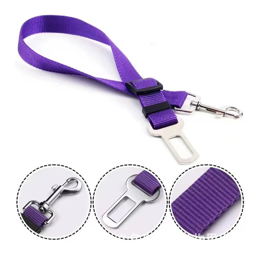 The SafeRide Belt — Adjustable Car Safety Belt for Pets